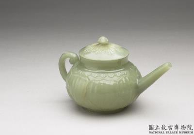 图片[2]-Jade teapot with handle, Mughal Empire-China Archive